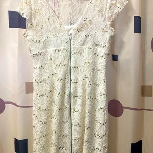 Dress. Size: 6. Color: White. Like new, no tags. $80.